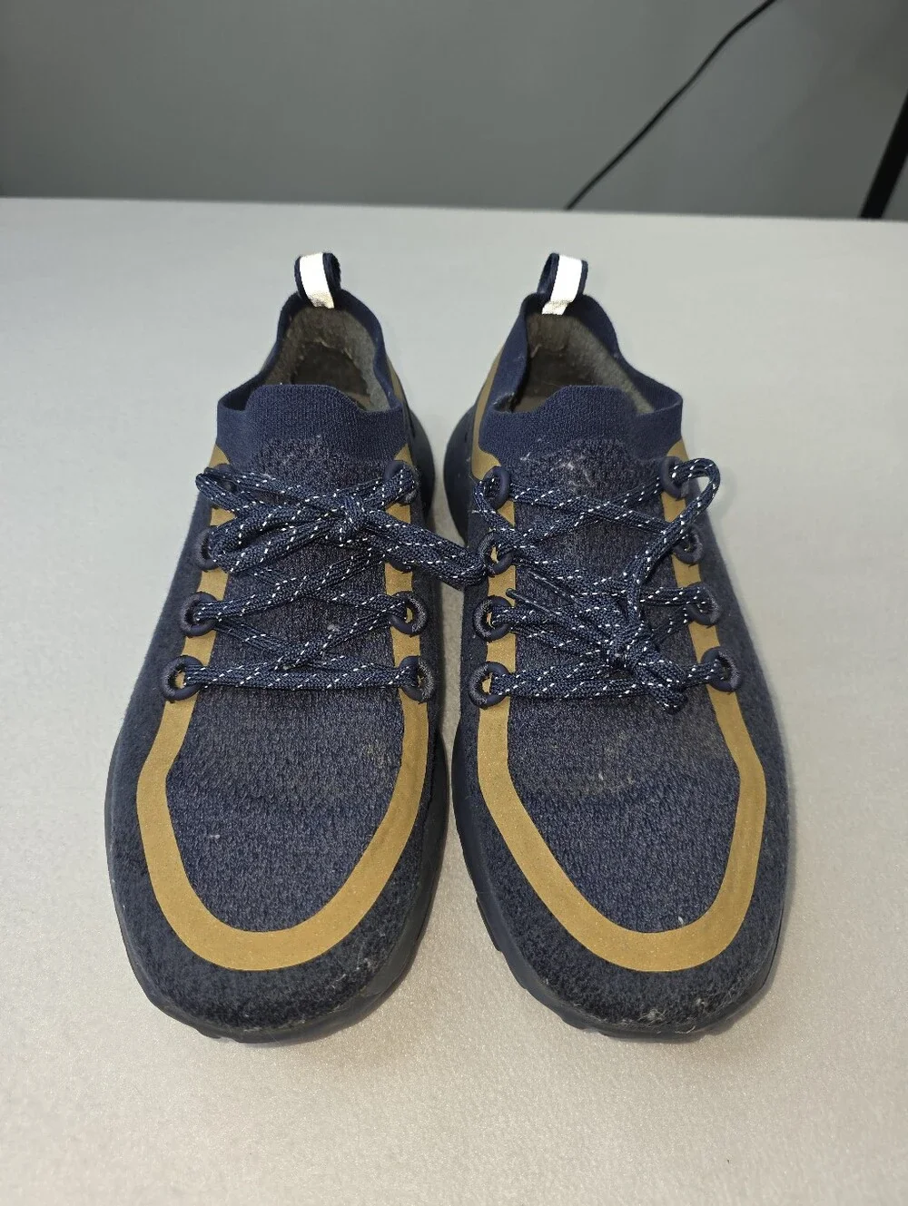 Allbirds Men's Trail Runner SWT Mizzle Size 11 Blue Gold Bin BH